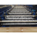 Color Coated Steel Roof Tile Roll Forming Making Machine , Chain Transmission Step Roof Tile Roll Former Machine